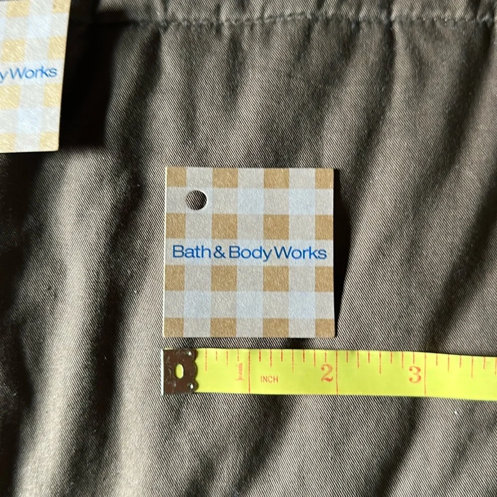 Bath & Body Works Small Cardboard Gingham Gift Tags